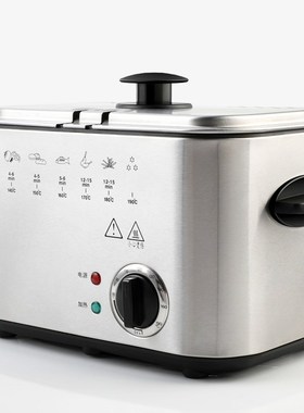 1.2L Stainless Steel Single tank Electric deep fryer smokele