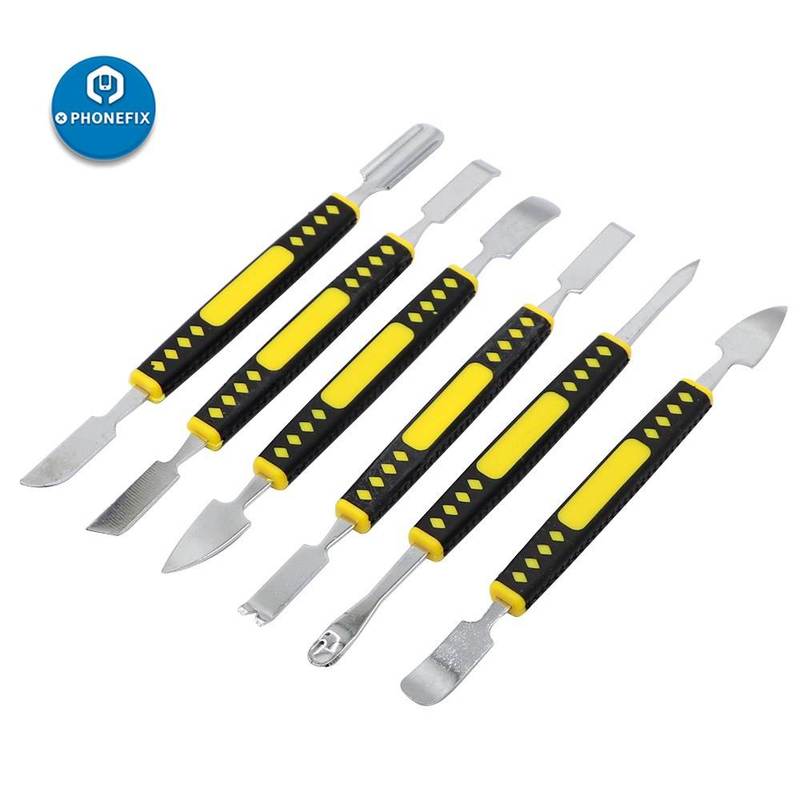 *PHONEFIX 6pcs/Lot Dual Ends Metal Spudger Set for iPhone iP