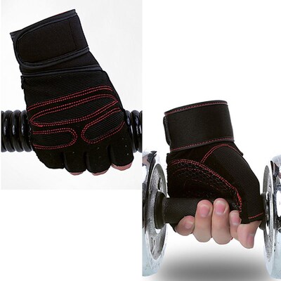 Weight Lifting Gym Gloves Half Finger Antislip Workout Body