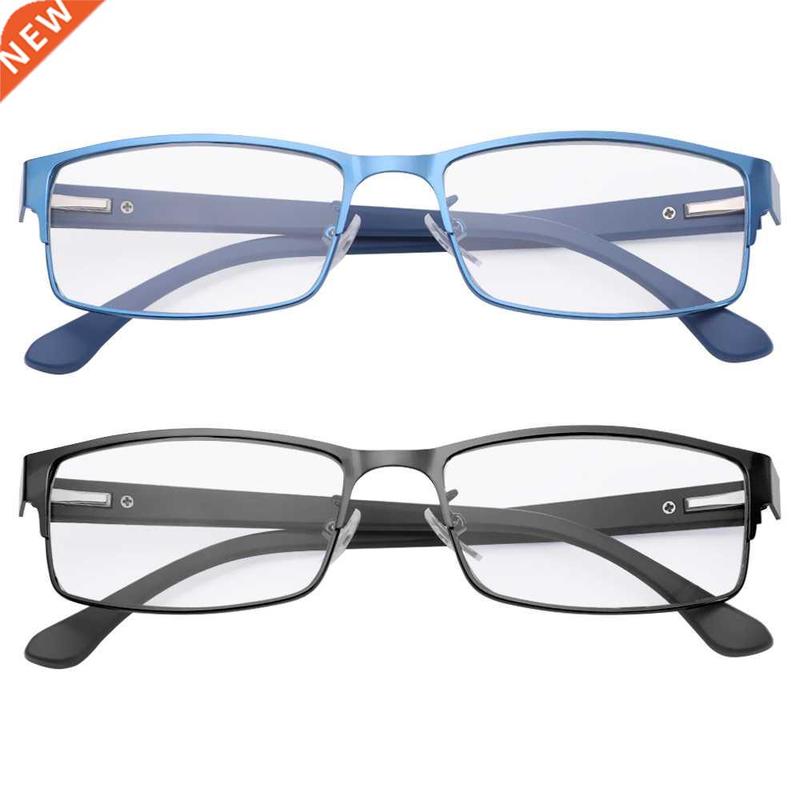 Men Titanium Alloy Business Reading Glasses Frame Male Hyper