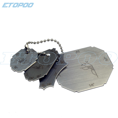 4pcs Pocket Fillet Weld Gauge  welding seam gauge weld ruler