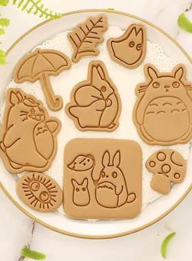 Cartoon Biscuit Mold My Neighbor Totoro Elf 3D Three-dimensi