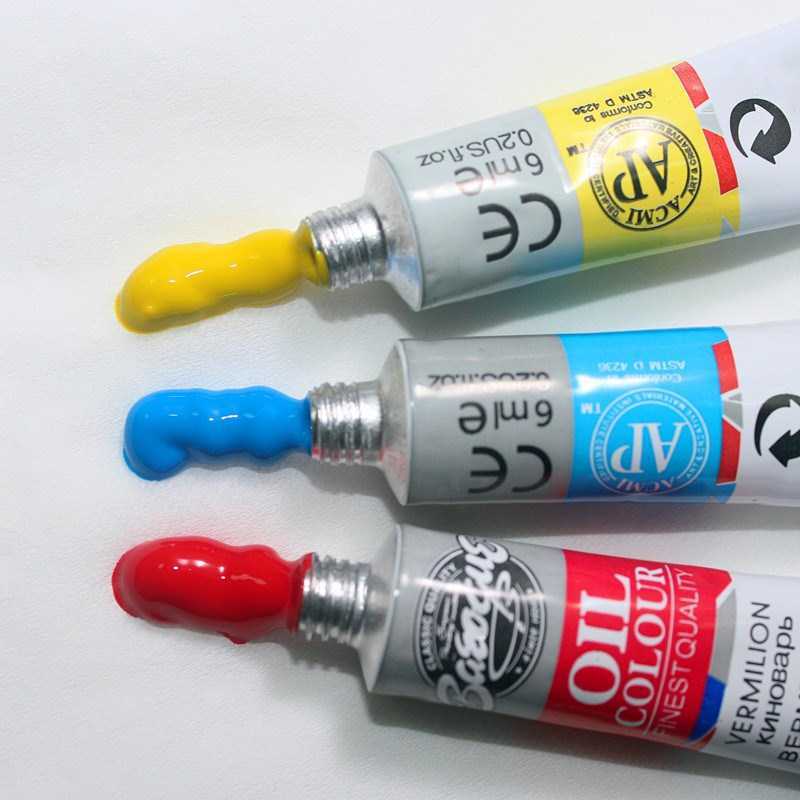 Oil Colors Paints Fine Painting Art Supplies 12 Colours 6 ML