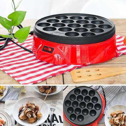 220V Maruko Baking Machine 18 Holes Takoyaki Grill Pan Cooki