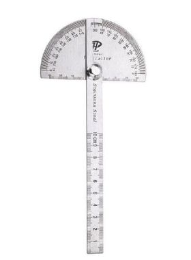 Vastar 180 Degree Adjustable Protractor Stainless Steel