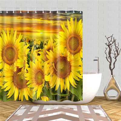 Shower Curtains Waterproof Decor-Screen Fabric Polyester 3d
