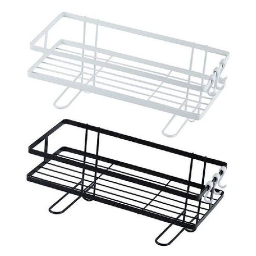 896A Bathroom Wall Mounted Shelves with Hooks Floating