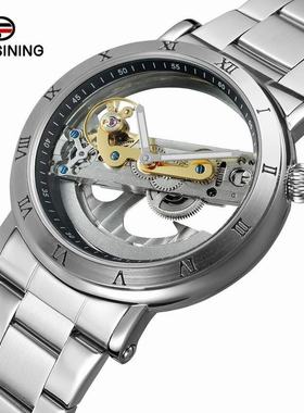 Man's automatic mechanical watch双面镂空男士表陀飞轮