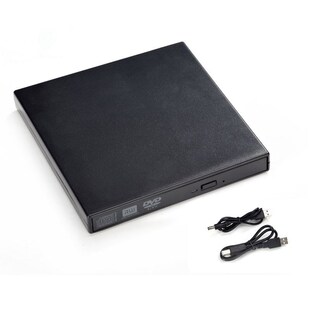 Portable Slim External USB DVDROM DVDRW Burner Writer Optica