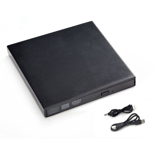 Portable Slim External USB DVDROM DVDRW Burner Writer Optica