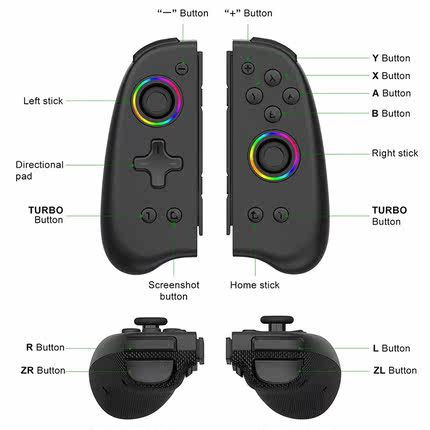 Switch Joy-Con Controller NS Wireless Gamepad With Wake Up W