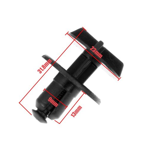 20Pcs Battery Cover & Cowl Panel Clips Black Nylon Faste