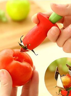 Strawberry Huller Metal Plastic Fruit Remove Stalks Device