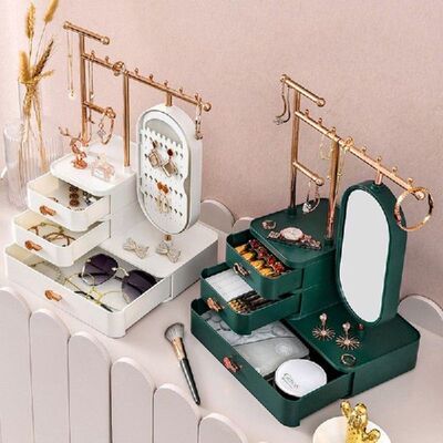 2022New Jewelry Organizer Display Travel Jewelry Case Boxes