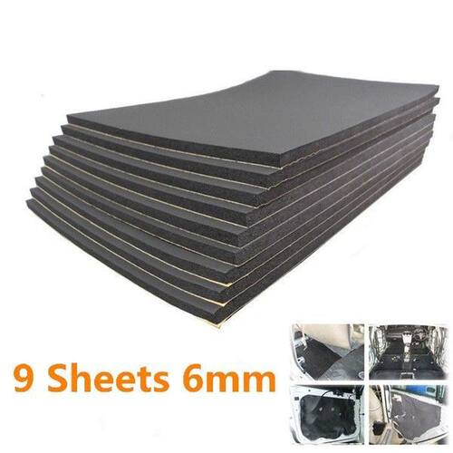 6mm Car Auto Van Sound Proofing Deadening Insulation Foam