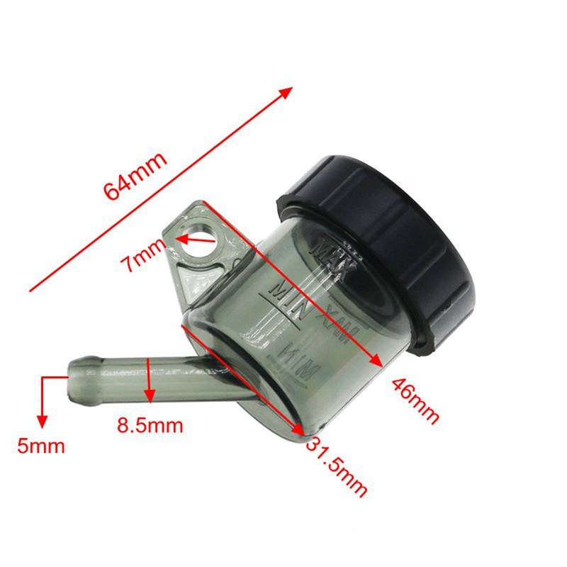 22mm 19RCS Motorcycle Hard Anodizing Mirror Clamp Radial Hyd