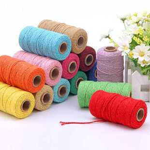2mm 100M Macrame Cord Cotton Natural Rope Twine String Craf