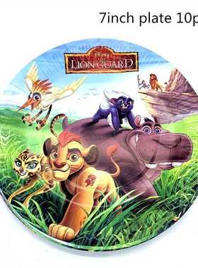 75pcs-108pcs 20 people use Lion King disposable tableware Li