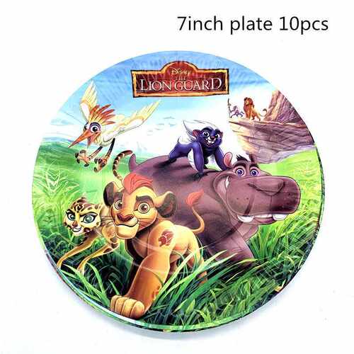 75pcs-108pcs 20 people use Lion King disposable tableware Li
