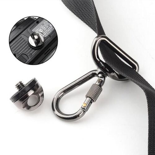 Sling Belt Neck Shoulder Strap For Camera DSLR Black Should