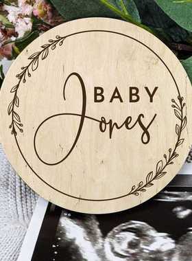1pcs Baby Name Announcement Keepsake Personalised Baby Name