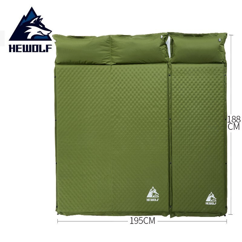 HEWOLF Outdoor Tent Bed-Mattress Inflatable-Cushion-Pad Camp