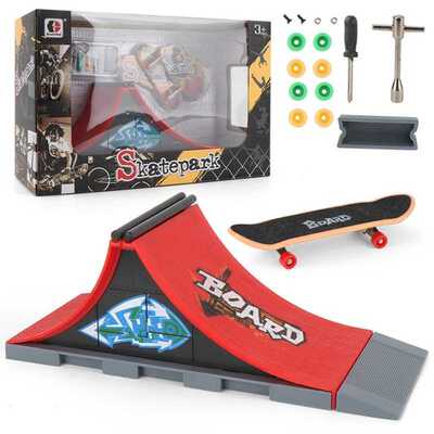 Mini Finger Skateboard Set Scene Combination Fingertip Site
