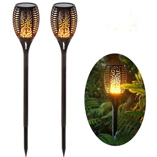6PCS Solar Outdoor Garden Street Lights, Sidewalks, Yards, L