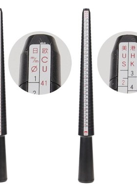 Ring Size Mandrel Stick Finger Gauge Ring Sizer Measuring J