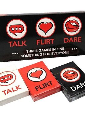 Card Game Romantic Talk Adventure Game Card Talk Or Flirt