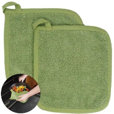 2Pcs Kitchen Mittens Insulation Oven Gloves Mitts Kitchen