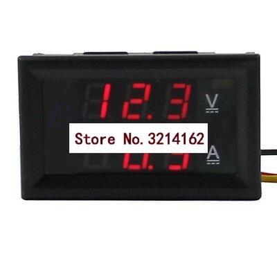 DC 4.5-30V 0-50A Red LED Volt Meter Ammeter Voltage AMP Powe