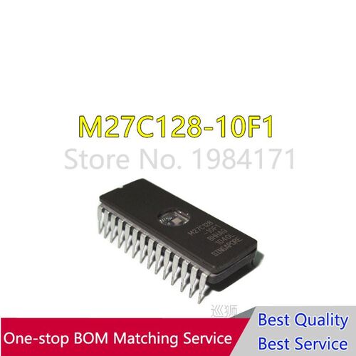 10PCS M27C128-10F1 27C128 EPROM DIP28 quality assurance