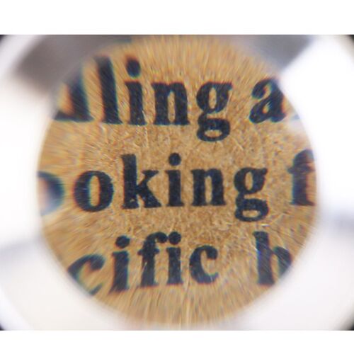 6 LED UV 30X Magnifying Glass Optical Glass Lens Loupe Magni