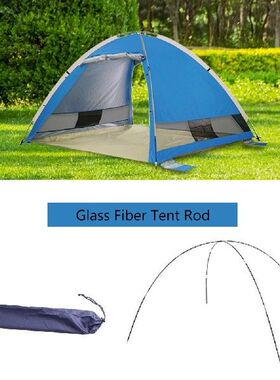 1 pair Arc Tent Pole Fiberglass Camping Tent Rod Spare