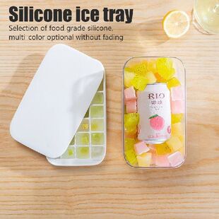 Hot Ice Cube Maker Silicones Ice Mould Square Ice Cube Tray
