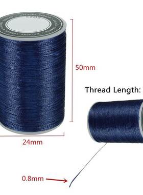 1PC 78 Meter 0.8mm Leather Waxed Thread Cord DIY Hand Polyes