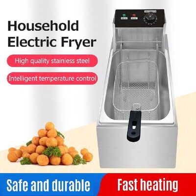 Electric Deep Fryer Household 4L Fryers Multiple Functions