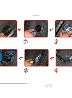 CHIZIYO 5 pcs/lot 6mm Steel Needle Car Tire Cold Film Mushro