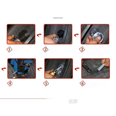 CHIZIYO 5 pcs/lot 6mm Steel Needle Car Tire Cold Film Mushro