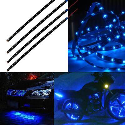 Decor-Lamp Light Motorcycle-Accessories Blue-Color Waterproo