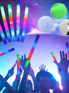 20/24/30 Pcs Light-Up Foam Sticks LED Soft Batons Rally