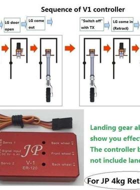 JP Hobby Retract controller ER120 V1 and V2 or ER150 V1 and