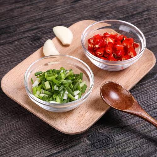 *1pc Household Tableware Glass Dish Sauce Plate Creative Tra