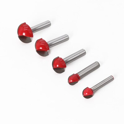 5pcs Shank Double Edging Router Bits for wood cove box bit T
