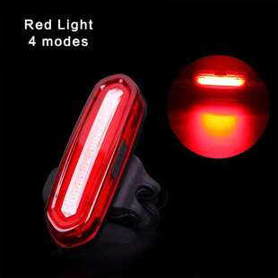 Luz Bicicleta 120 Lumens LED Bike Tail Light USB Rechargeabl