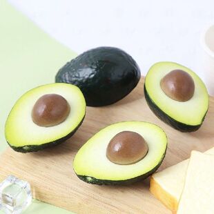 Simulation Fruit Half Avocado Artificial Avocados Fake