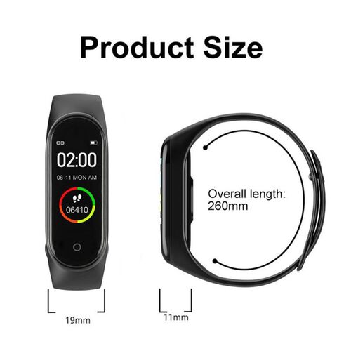 M4 Smart Wristband For Xiaomi Huawei Honor Band Bracelet Men