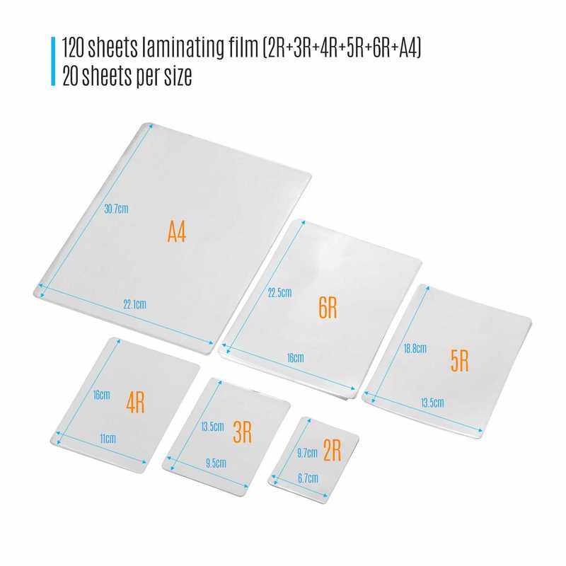 80mic thermal laminating film pouches pet clear sheet photo