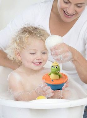 Lucu Mandi Air Mainan Diputar Percikan Air Buaya Berbentuk